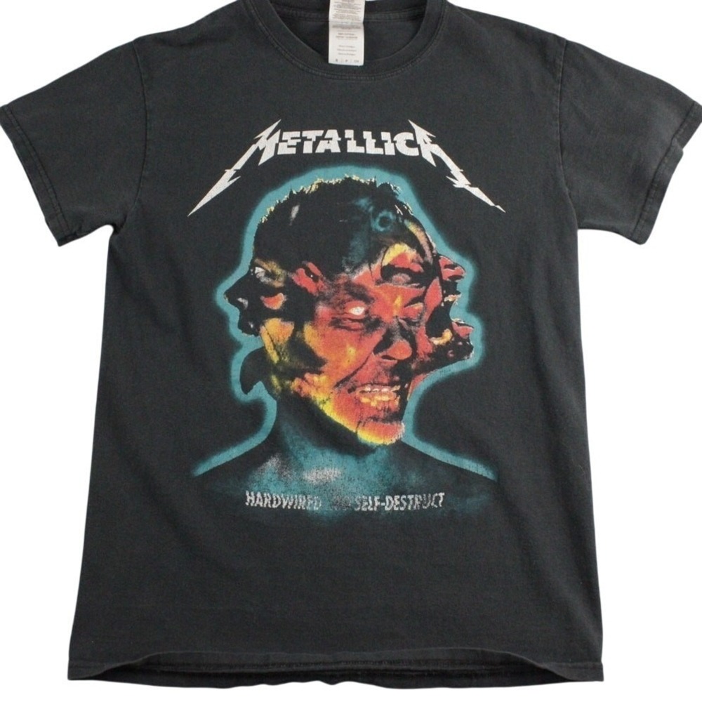 Metallica Hardwired To Self Destruct Tour 2017 Band Tee Black Small